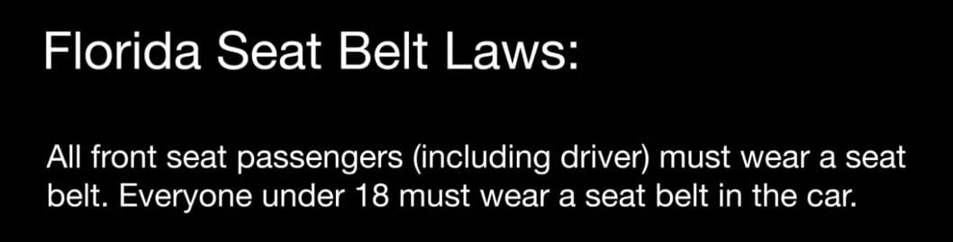 Navigating The Patchwork Of Seat Belt Laws Across The Nation