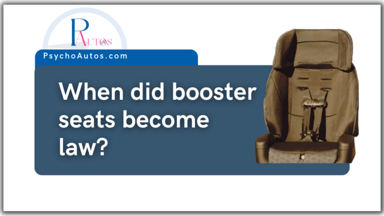 When did booster seats become law