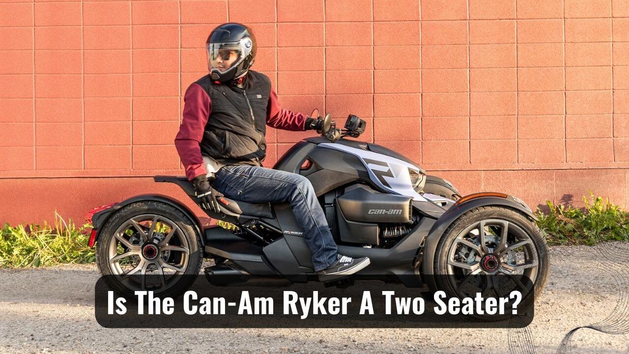 is the can am ryker a two seater