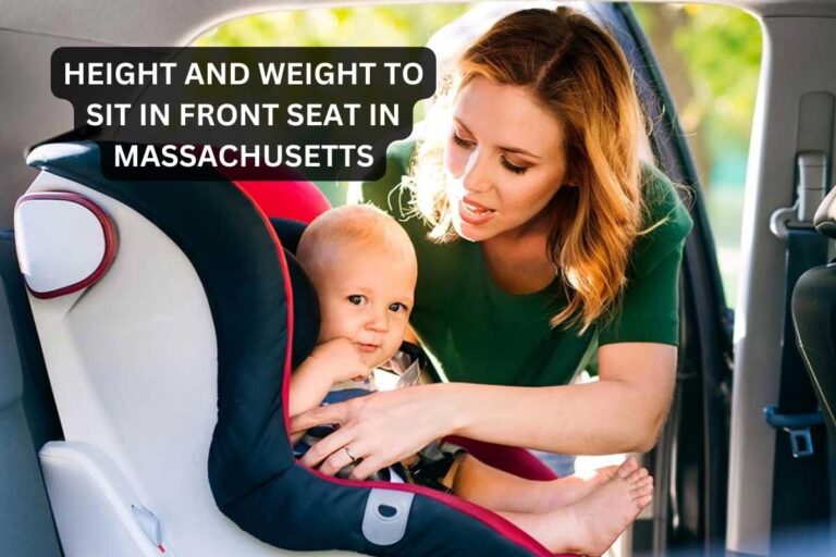 when can child sit in front seat massachusetts