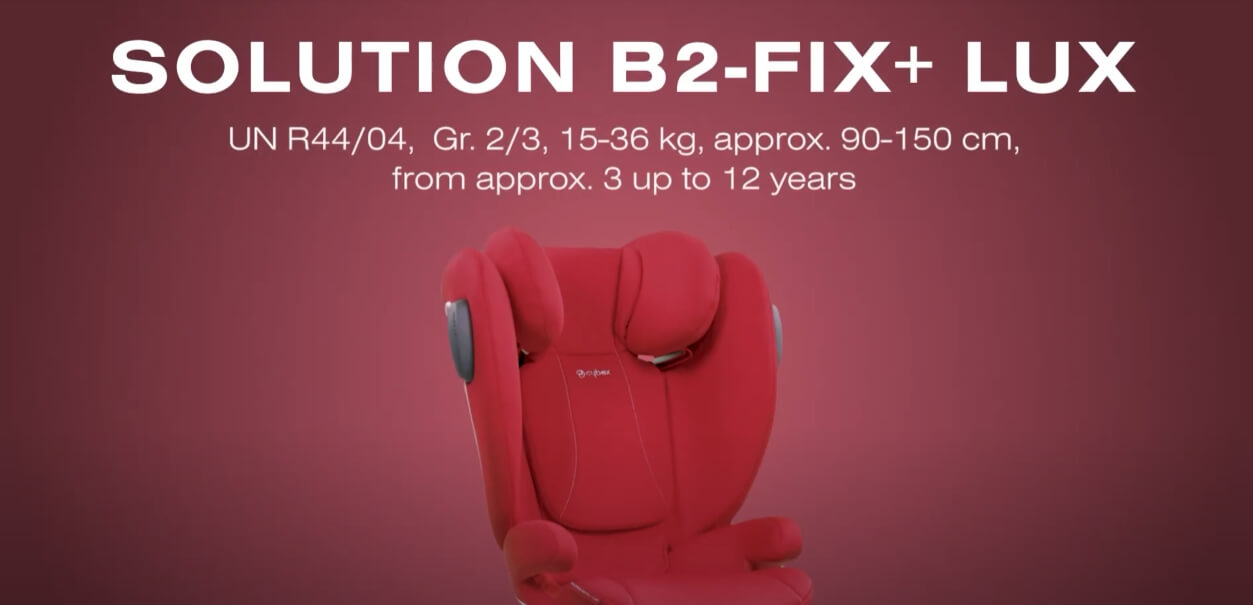 Cybex Solution B2Fix+Lux Booster Seat Psycho Autos