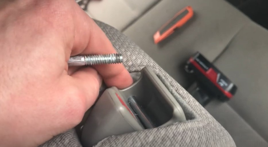 Honda Accord rear seat release broken