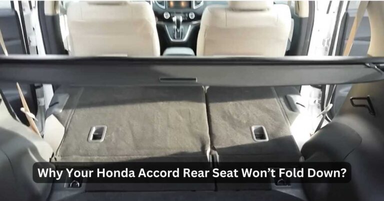 honda accord back seat release