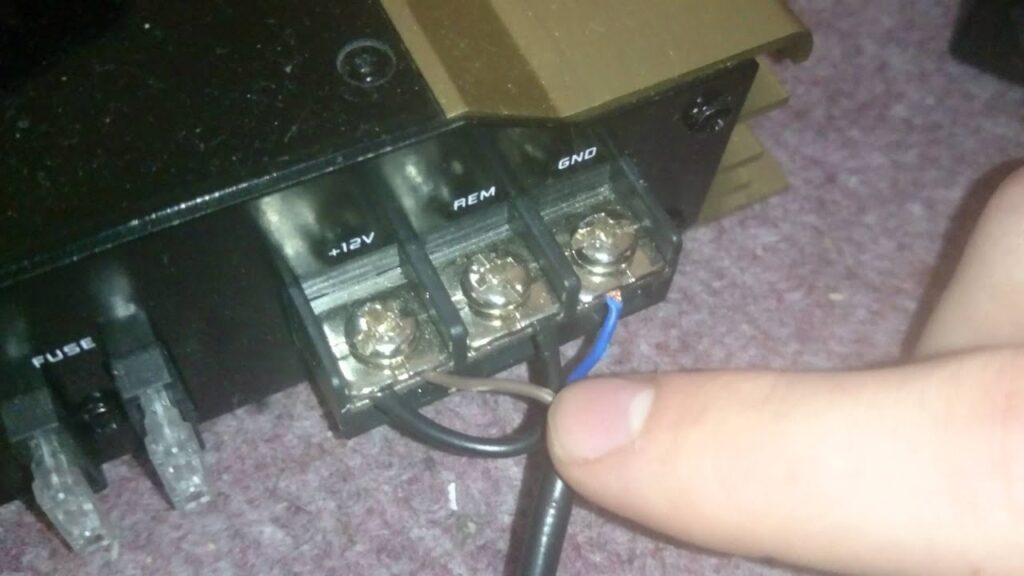 Power car amp with laptop charger