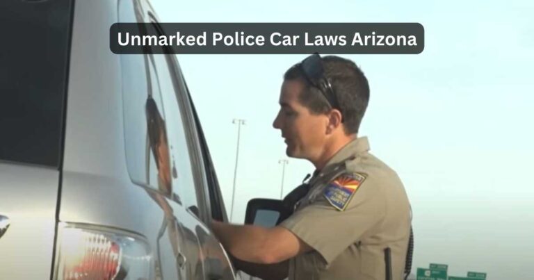 Unmarked police car laws in Arizona