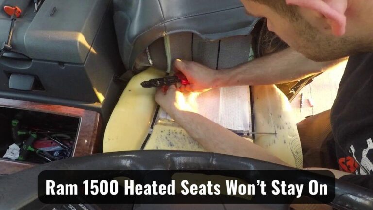 Why Is My Ram 1500 Heated Seats Won’t Stay On