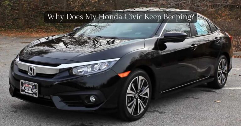 honda civic beeping while driving