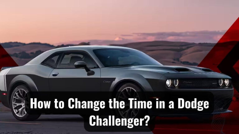 Changing the Time in a Dodge Challenger