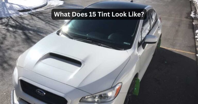 What Does 15 percent Tint Look Like