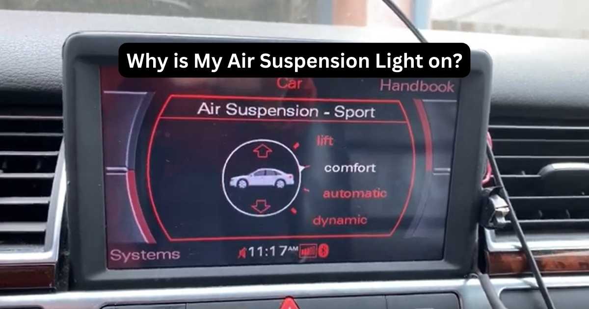 air suspension warning light