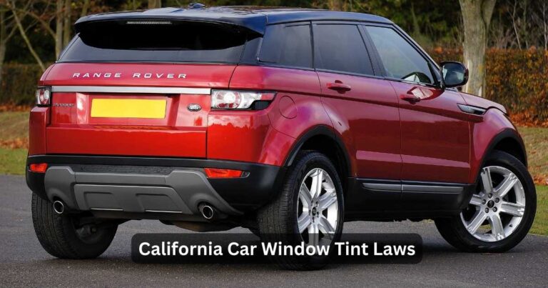 california window tint law