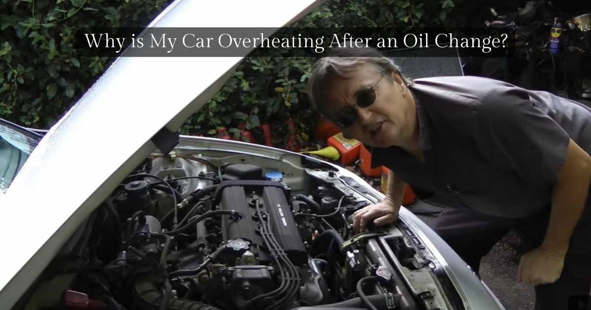 car running hot after oil change