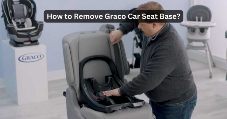 how to remove graco base from car
