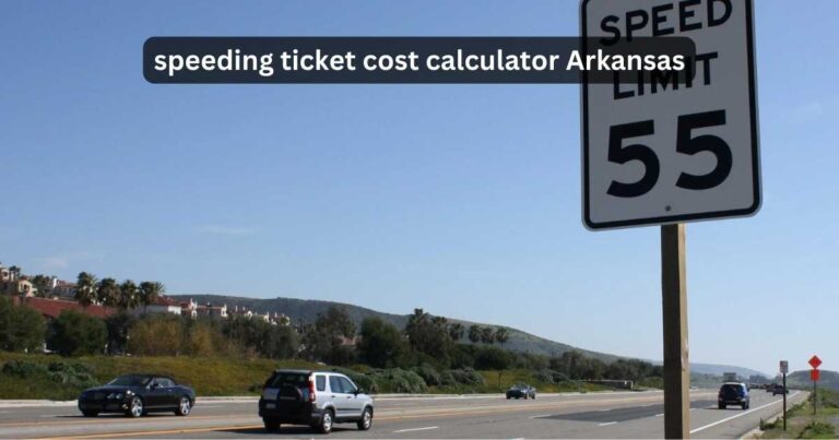 Arkansas speeding ticket calculator