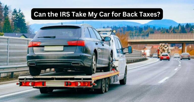 can the irs seize a financed car