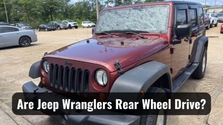 Jeep Wranglers Rear Wheel Drive