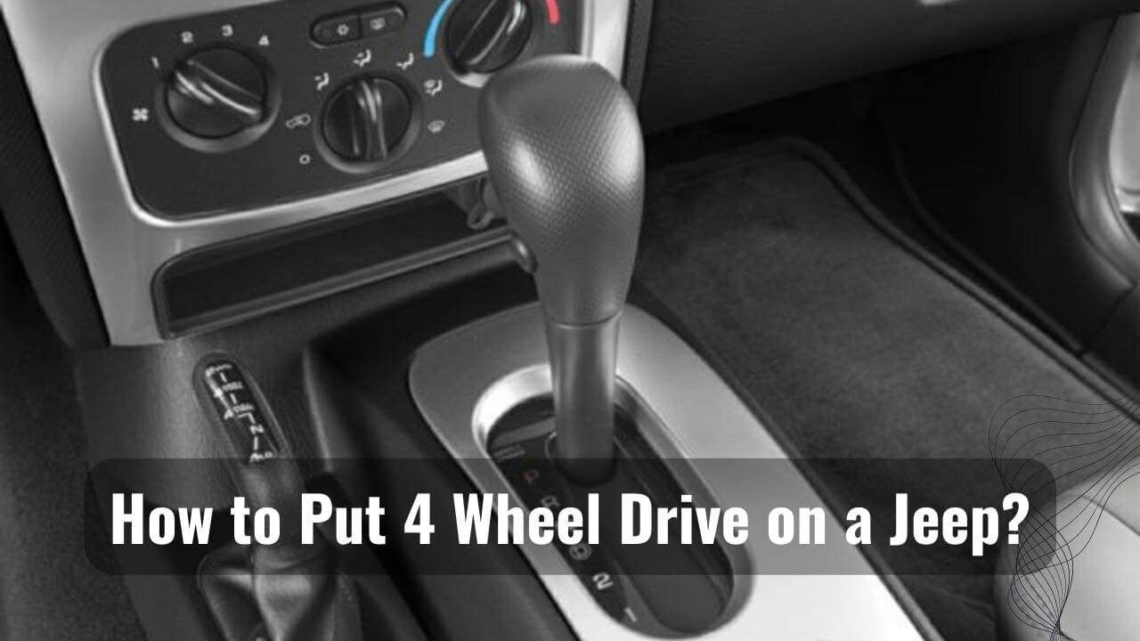 How to put dodge durango in 4 wheel drive