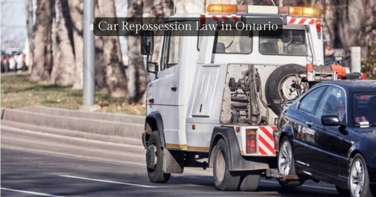 car repossession laws in ontario