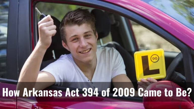 How Arkansas Act 394 of 2009 Came to Be