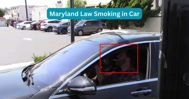 Is it legal to Smoking in the Car in Maryland