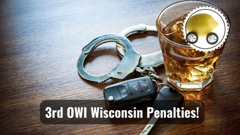 Penalties of 3rd OWI of Wisconsin
