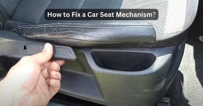 car seat back adjuster mechanism