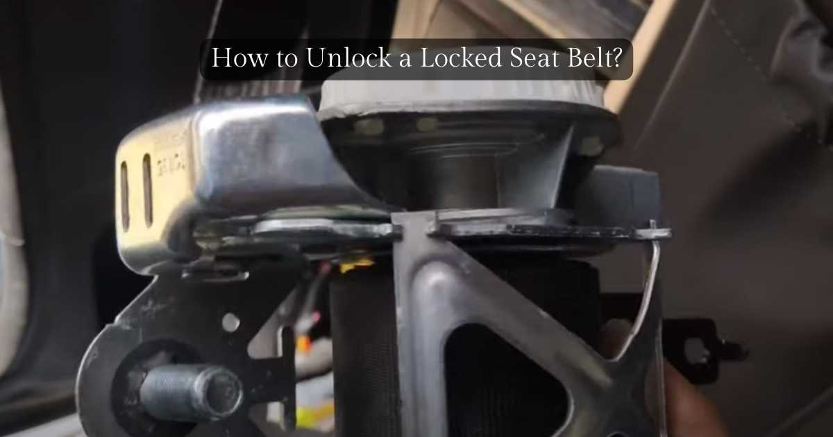 how to unlock seat belt in car