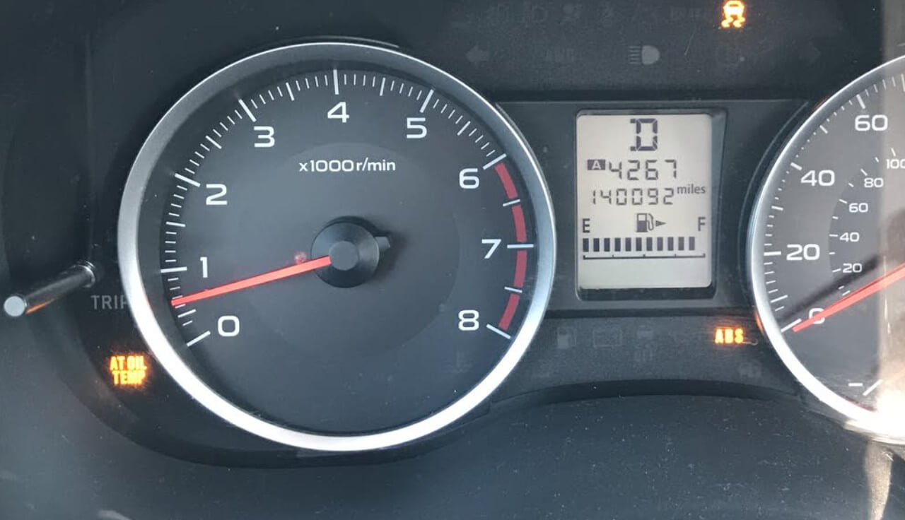 2014 Subaru Outback Engine Light Brake Light Flashing!
