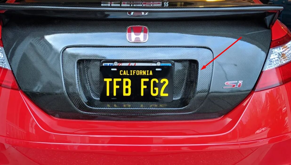 Plate Art Can You Paint Your License Plate In California?