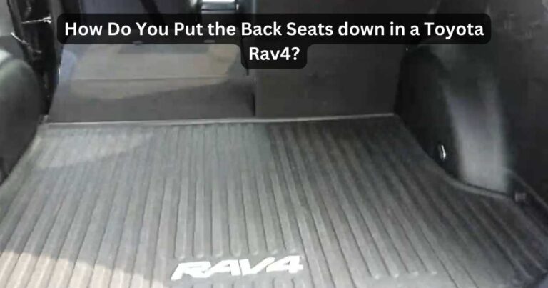 Do rav4 back seats fold down
